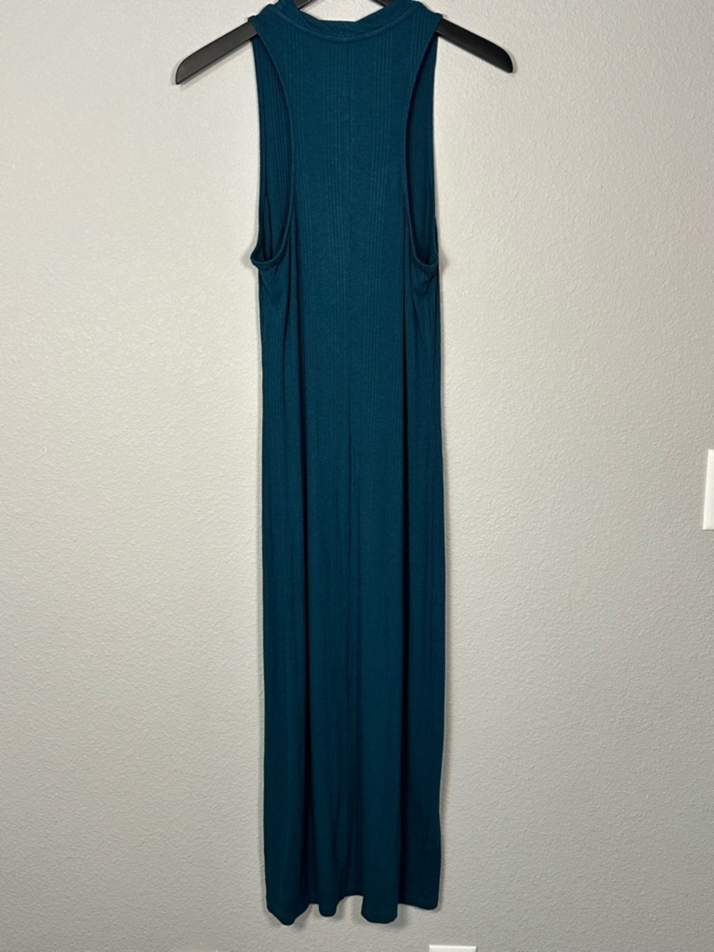 New! Daily Practice by Anthropologie Slim Racer Dress in Blue Green -Size Medium - Picture 6 of 11